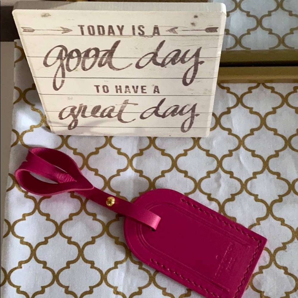 Louis Vuitton luggage tag